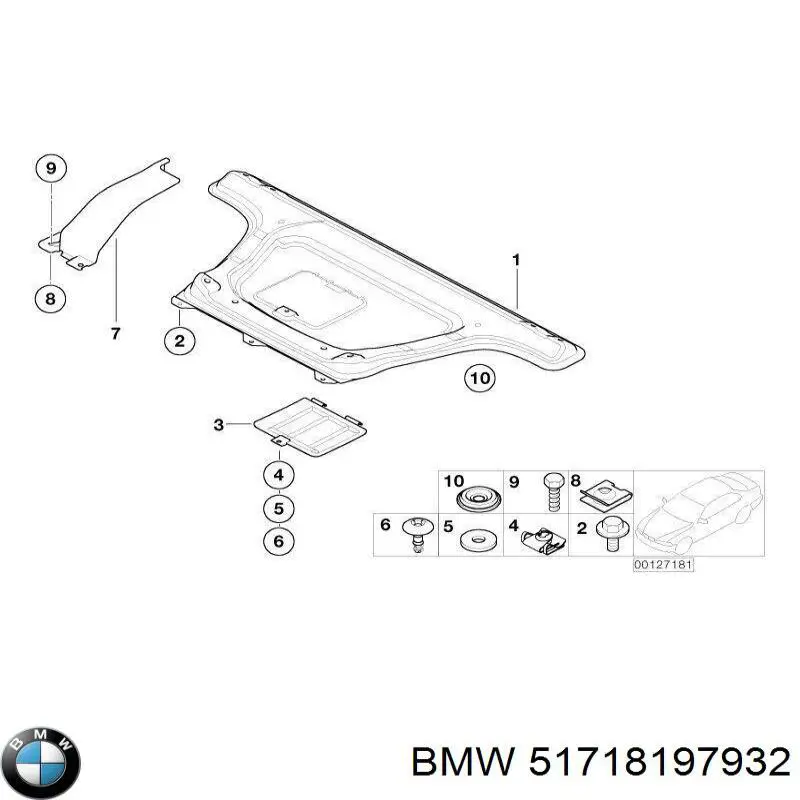  BMW 51718197932 цена, от 6.33 USD