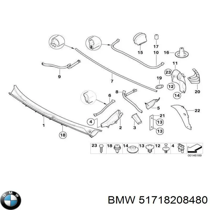  BMW 51718208480 цена, от 2.31 USD