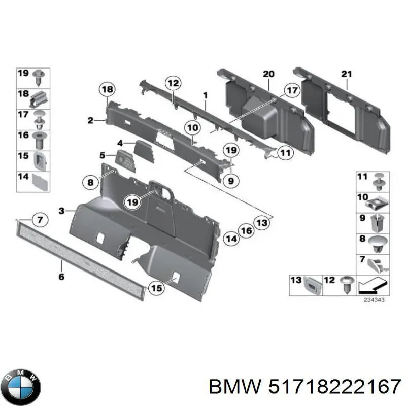  BMW 51718222167 цена, от 26.19 USD
