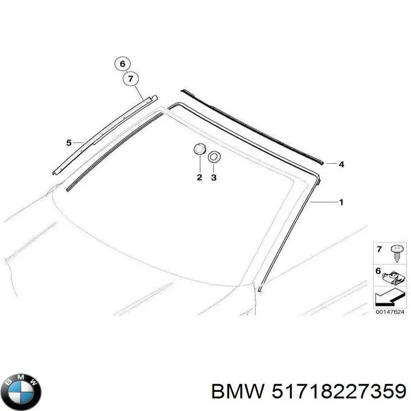 Купить 51718227359 BMW 