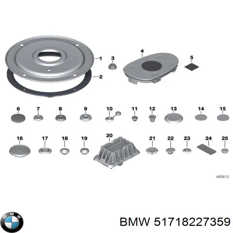 Купить 51718227359 BMW 