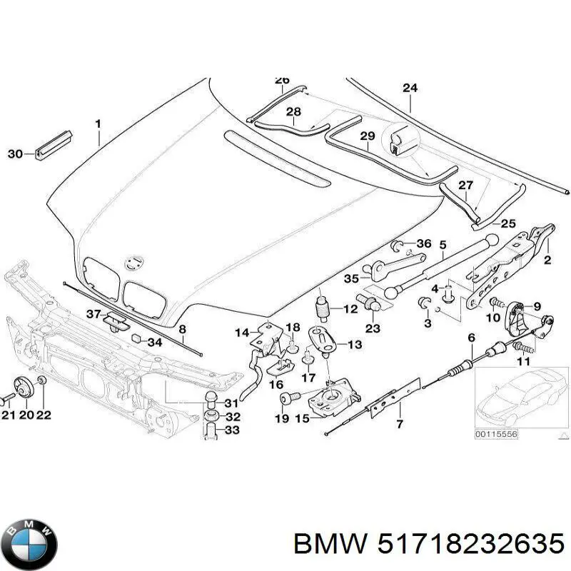 Купить 51718232635 BMW 