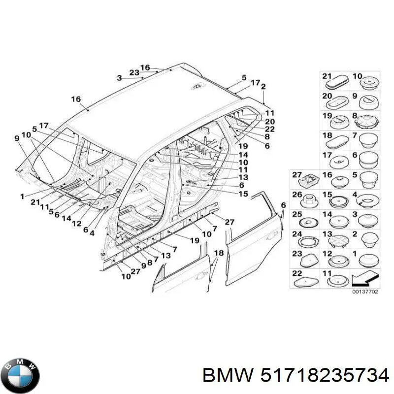 Ремкомплект главного тормозного цилиндра BMW 51718235734 цена, от 0.85 USD