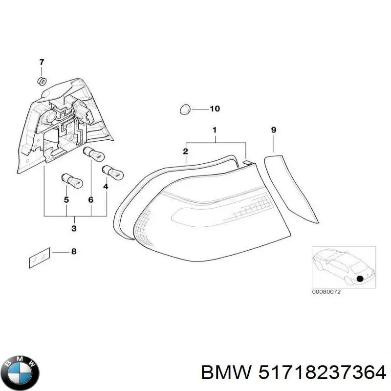 Аккумулятор автомобильный BMW 51718237364 цена, от 29.80 USD