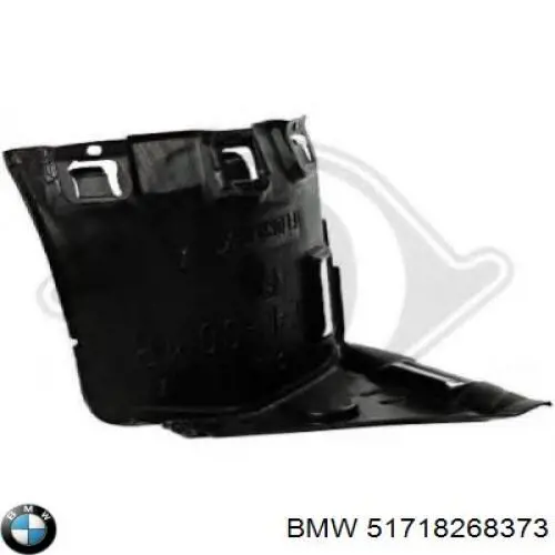 51718268373 BMW guarda-barras esquerdo do pára-lama dianteiro