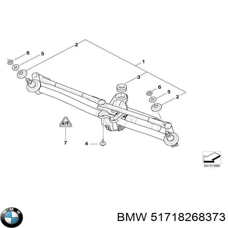 Купить 51718268373 BMW Подкрылок крыла переднего левый передний