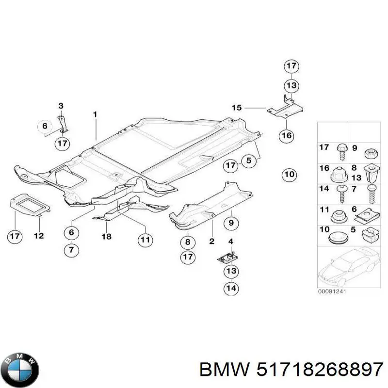 Купить 51718268897 BMW Крышка/пробка расширительного бачка