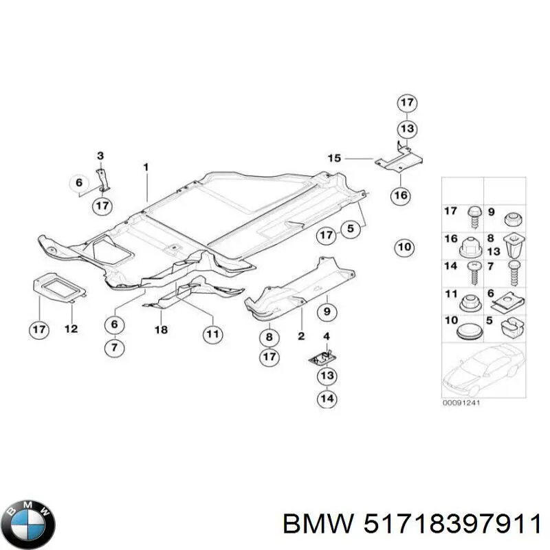 BMW 51718397911 цена, от 38.01 USD