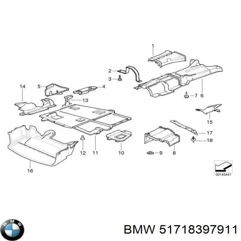 Купить 51718397911 BMW 