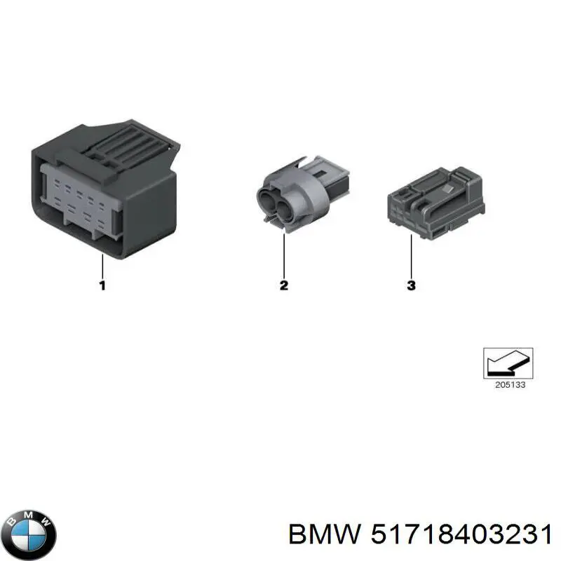 Купить 51718403231 BMW Уплотнитель багажника (двери 3/5-й задней)