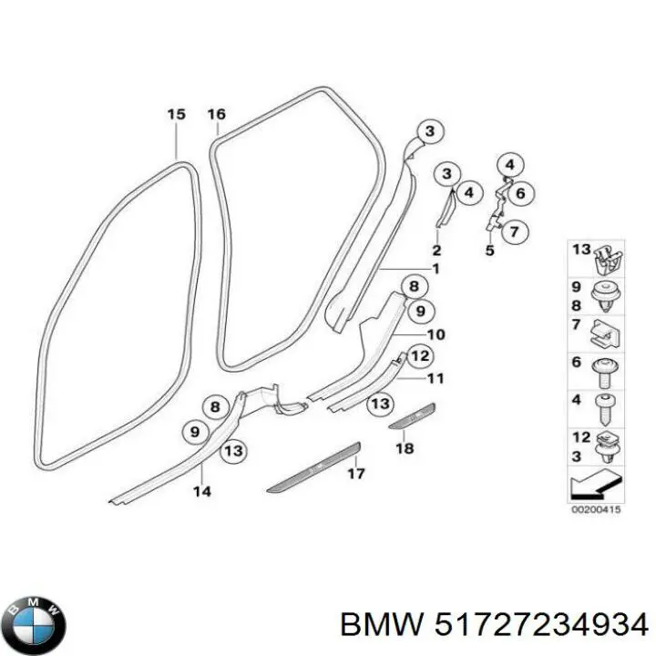  BMW 51727234934 цена, от 21.54 USD