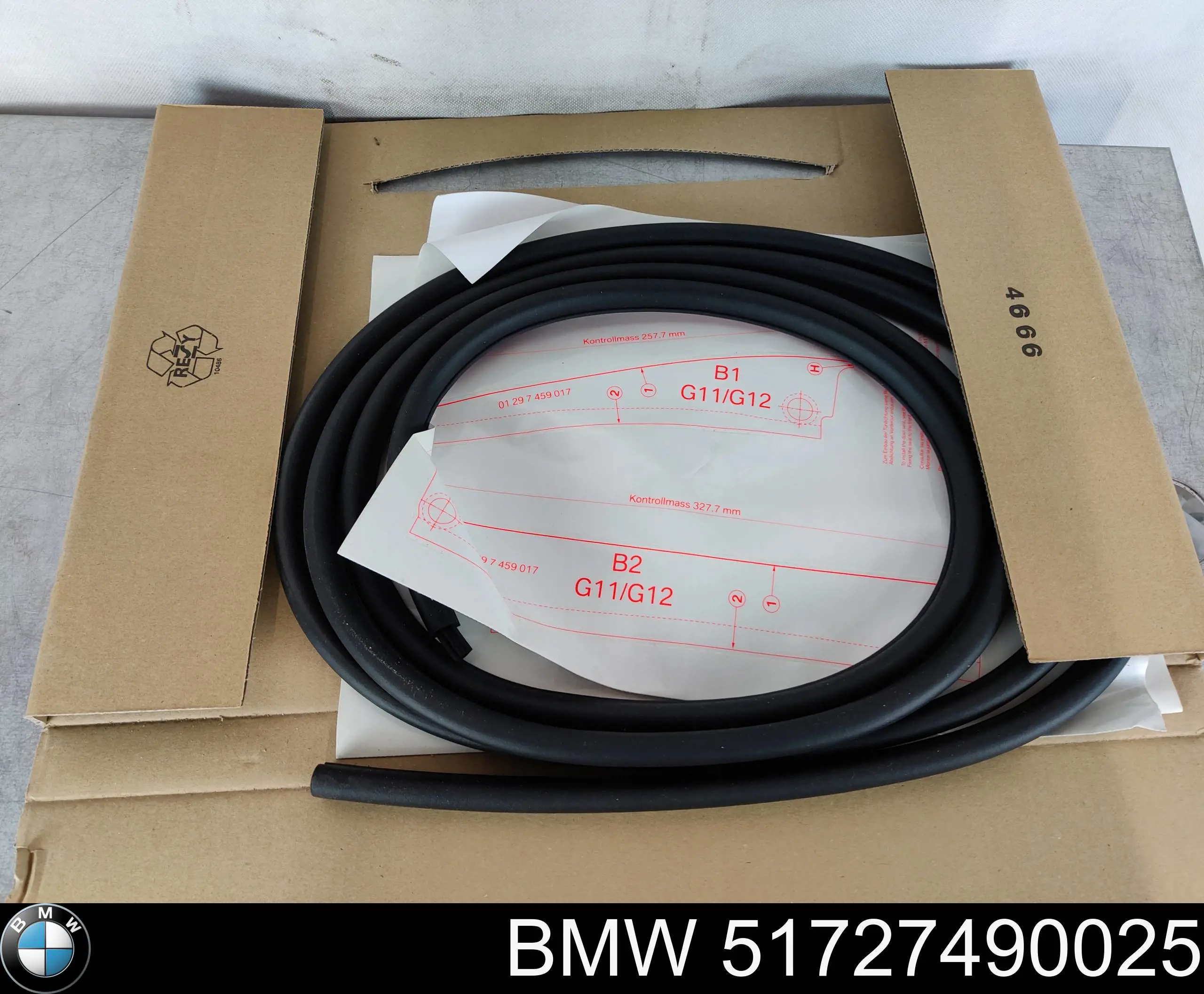Прокладка двери передней BMW 51727490025 цена, от 212.15 USD