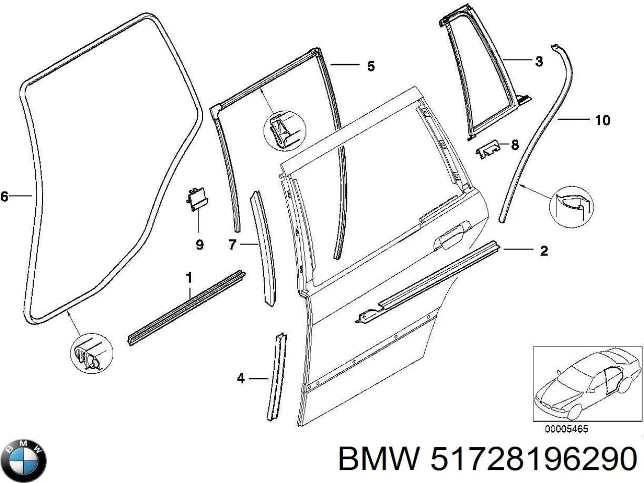  51728196290 BMW