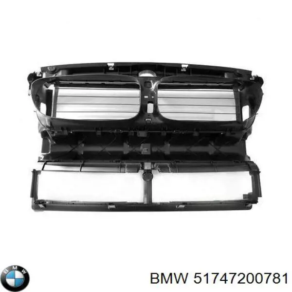 Воздуховод (дефлектор) радиатора BMW 51747200781