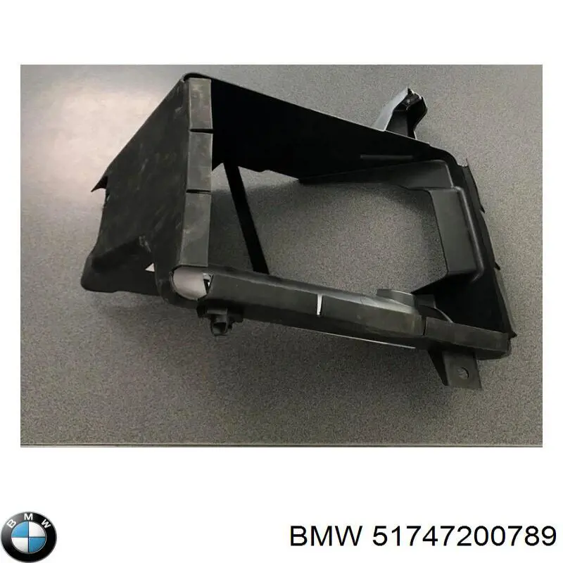 Deflector de aire, radiador de aceite 51747200789 BMW