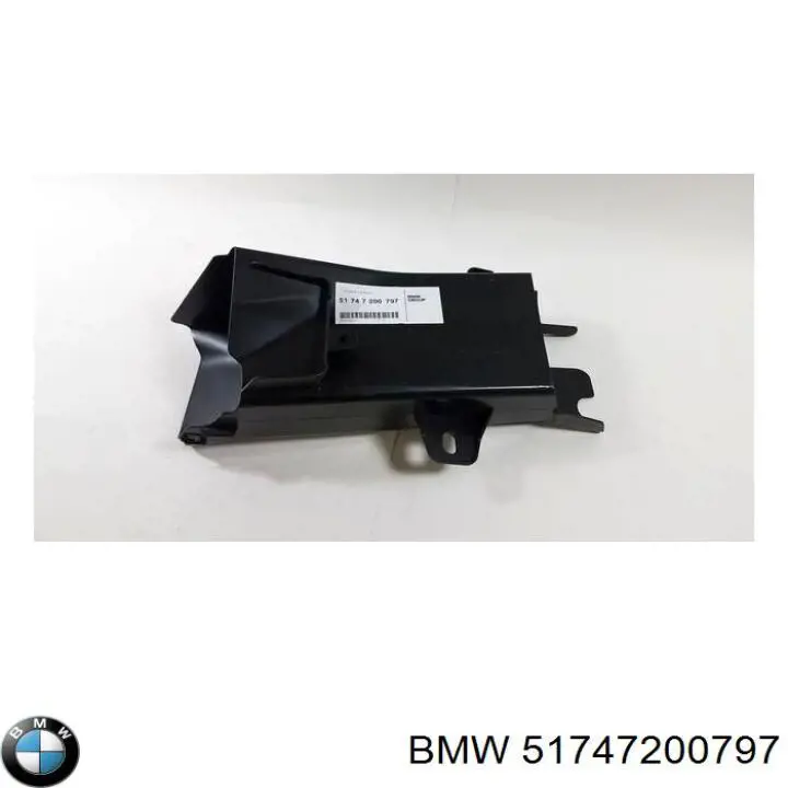 Conducto de aire, disco de freno, izquierdo 51747200797 BMW