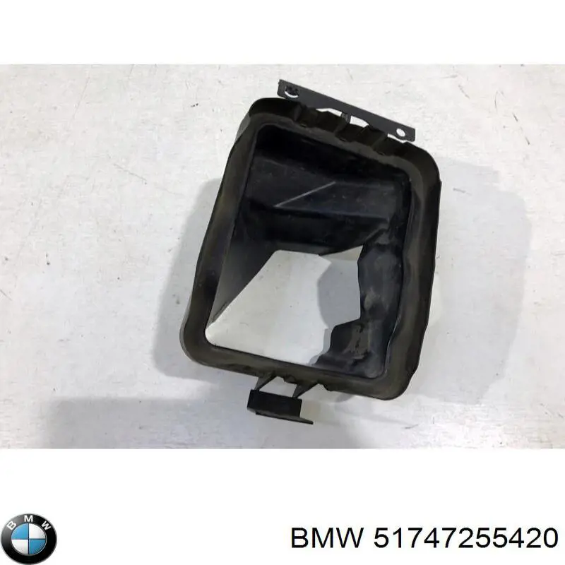 Воздуховод (дефлектор) радиатора правый BMW 51747255420 цена, от 41.02 USD