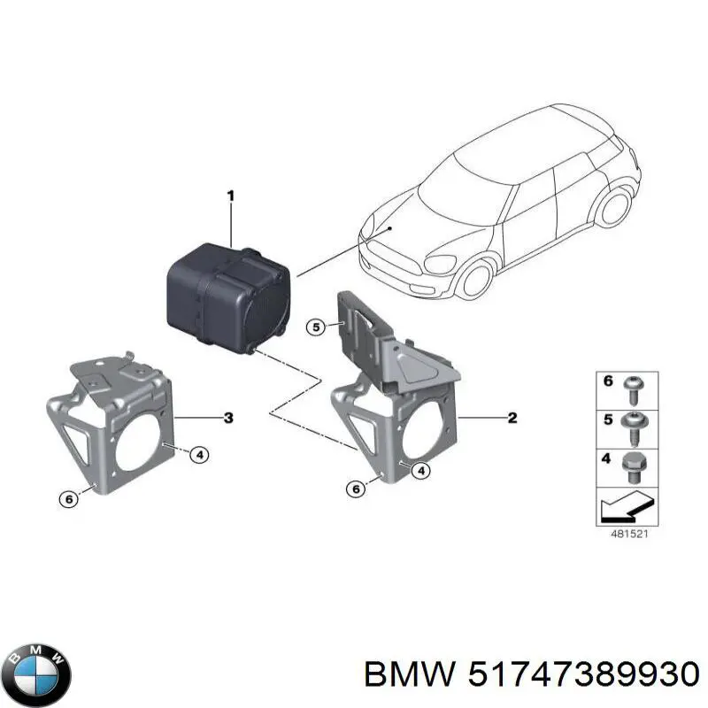  BMW 51747389930