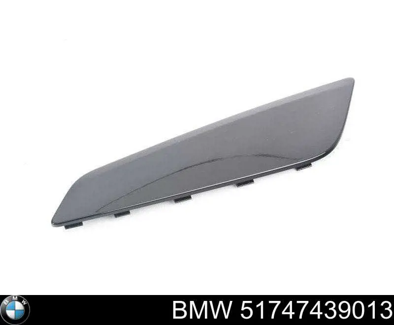 Placa sobreposta do pára-lama dianteiro esquerdo para BMW 5 (G30, F90)