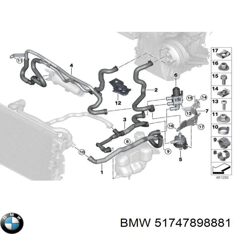 Воздуховод тормозного диска левый BMW 51747898881 цена, от 56.50 USD