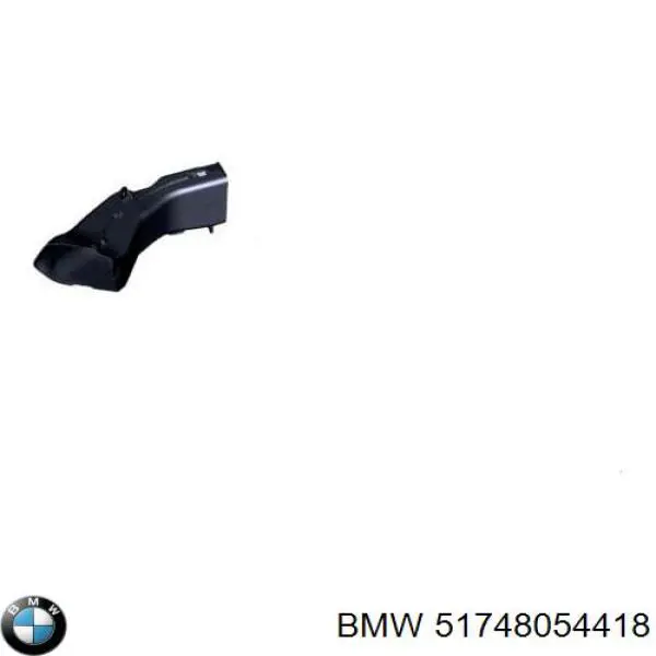 Воздуховод (дефлектор) радиатора правый BMW 51748054418 цена, от 134.24 USD