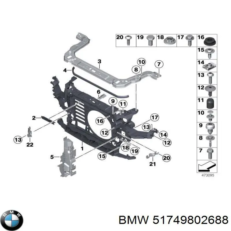  BMW 51749802688 цена, от 32.26 USD