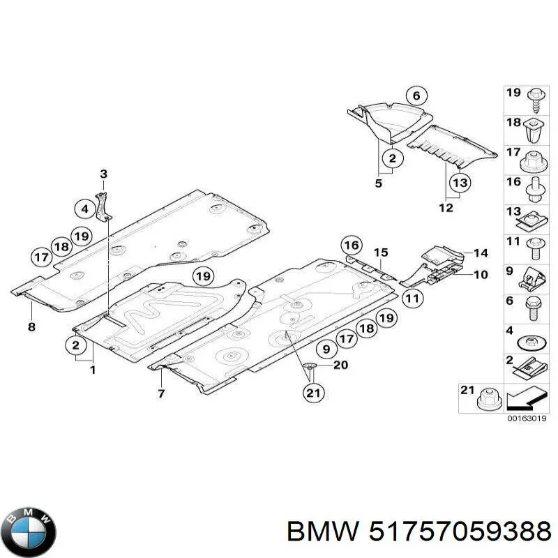 Купить PBM60075A Signeda Защита днища, средняя часть