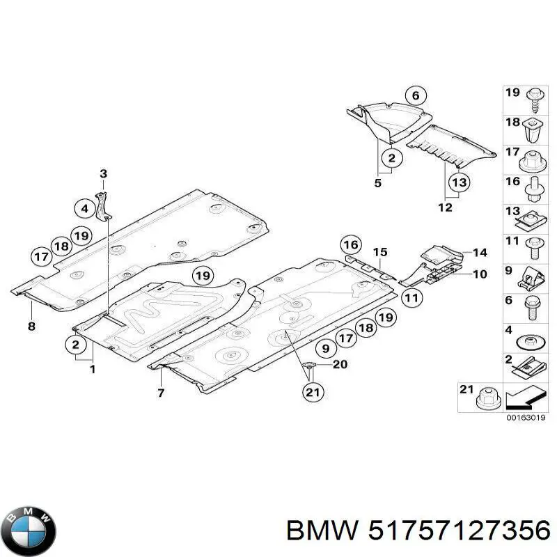 Купить 51757127356 BMW 