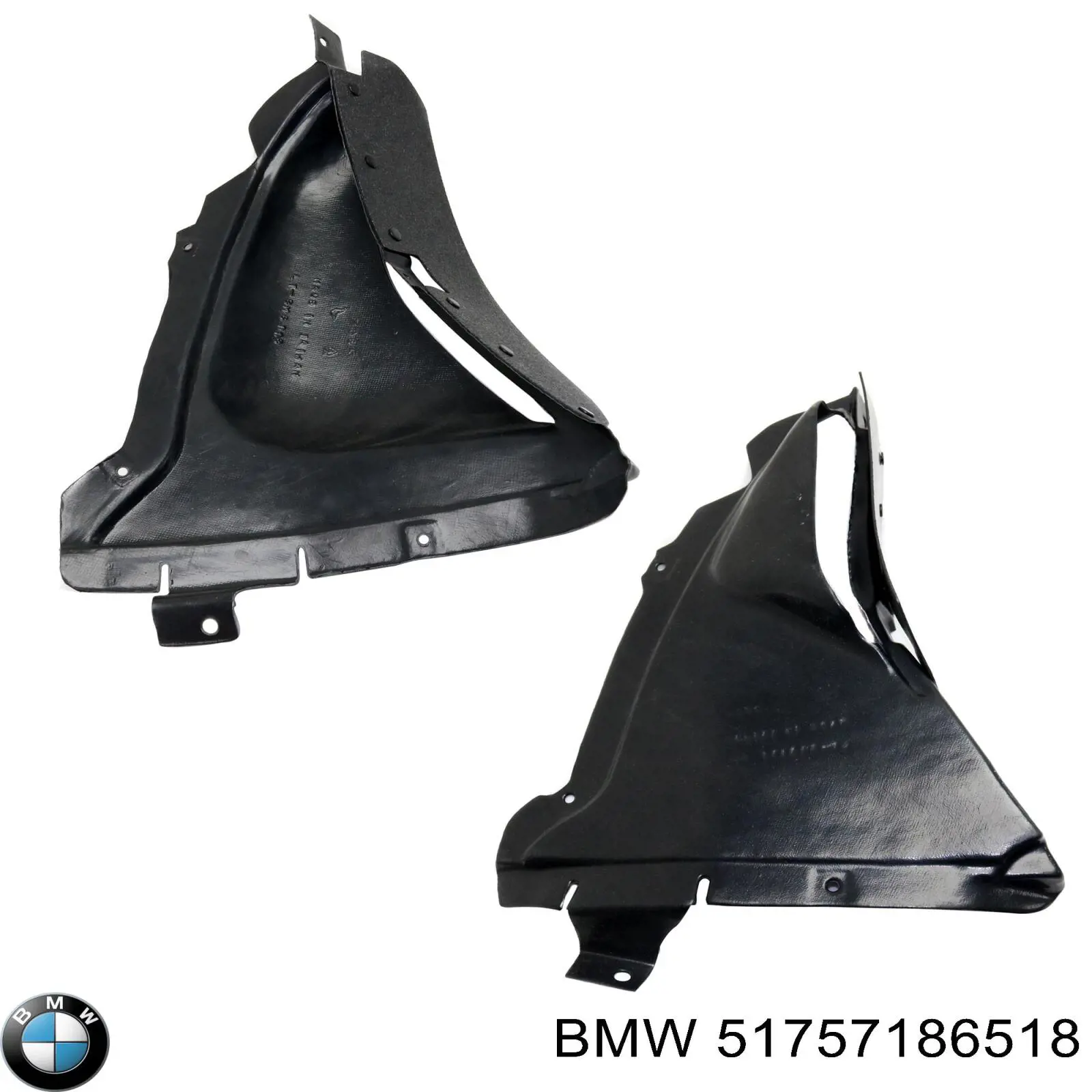Купить 51757186518 BMW Защита бампера переднего правая
