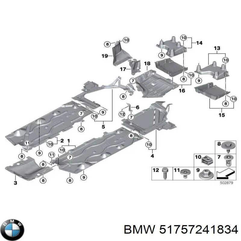 Защита днища правая Bapmic ATPP1220124016 цена, от 2305.25 UAH