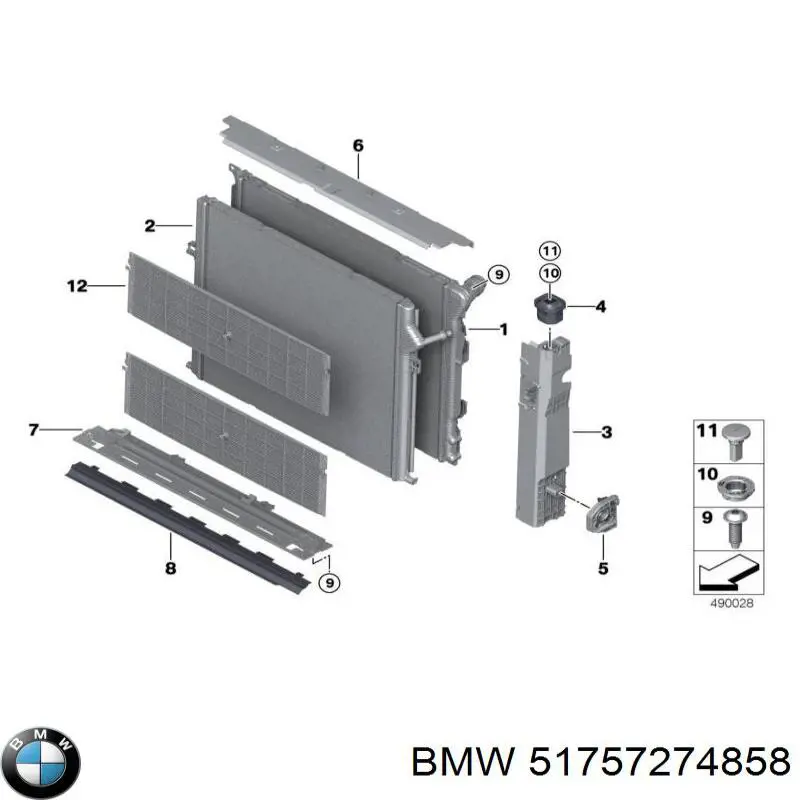Купить 51757274858 BMW 