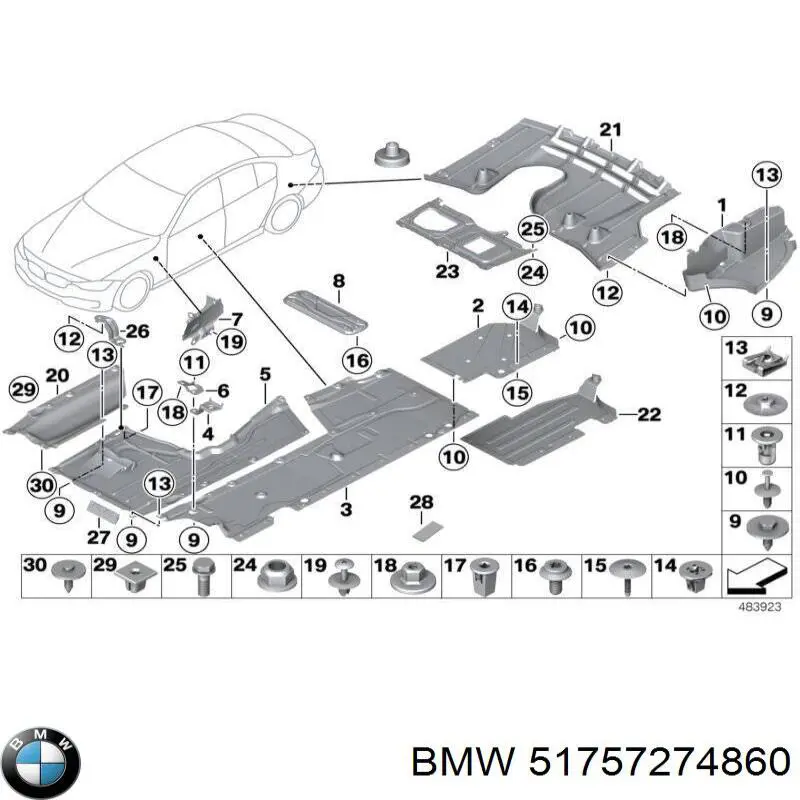  BMW 51757274860 цена, от 6.33 USD