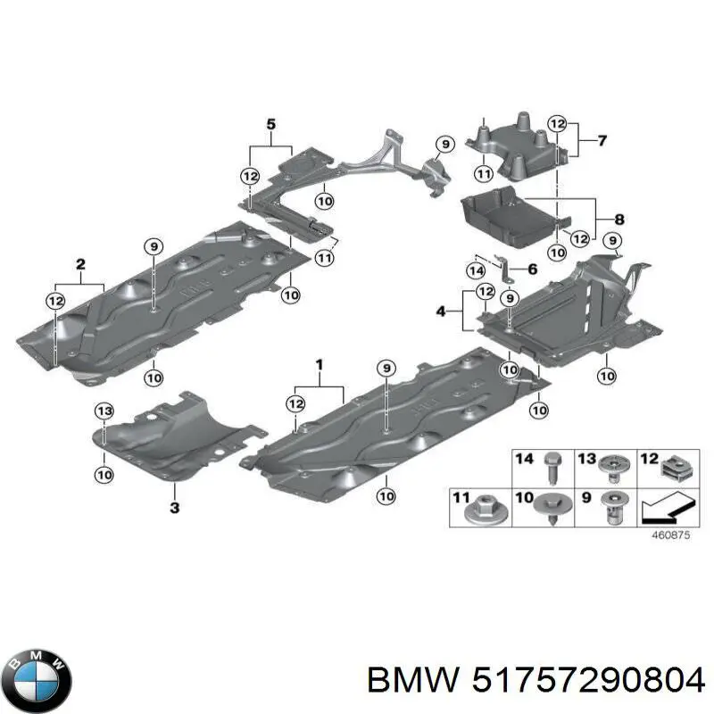 Купить 7135154 Autotechteile Защита днища правая