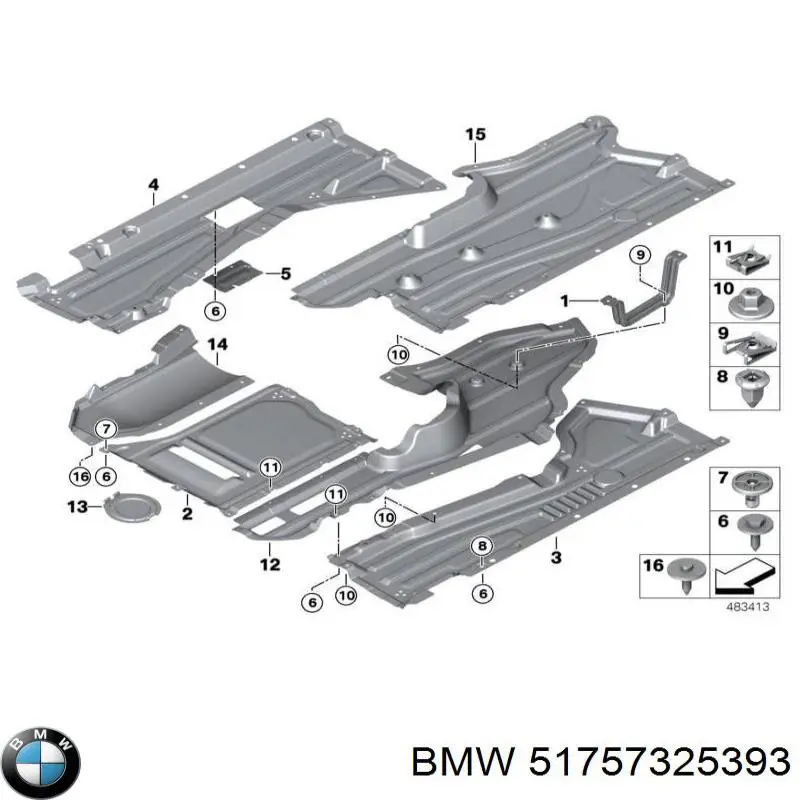  BMW 51757325393 цена, от 14.92 USD