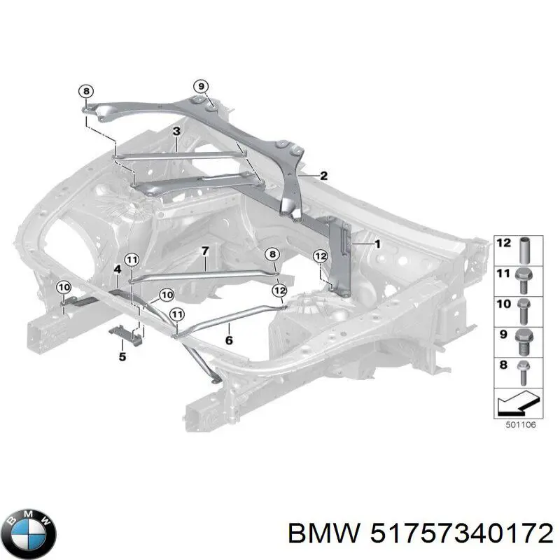 Купить 7145112 Autotechteile Защита днища, средняя часть