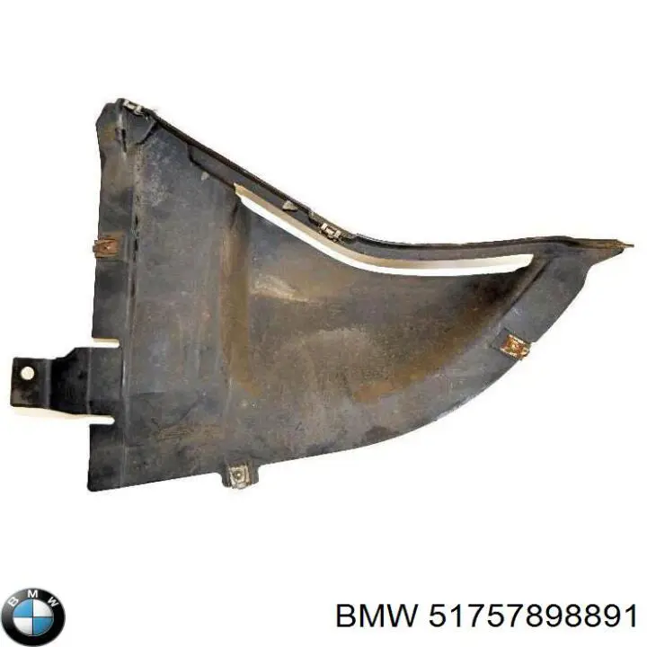 Защита двигателя левая 51757898891 BMW