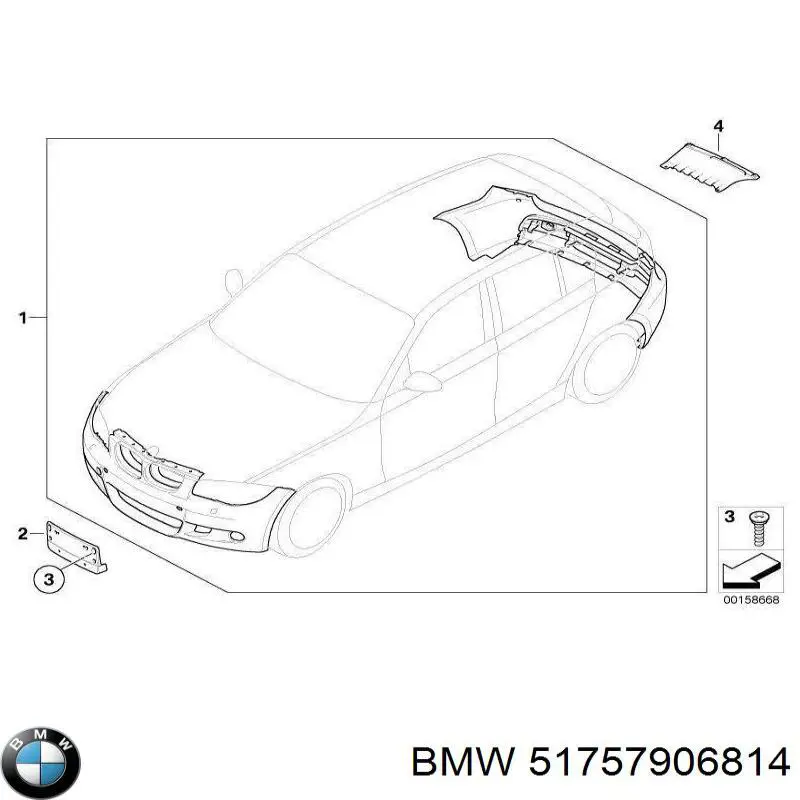  BMW 51757906814 цена, от 112.66 USD