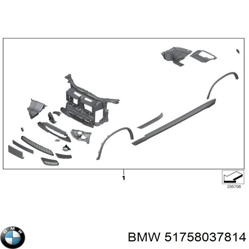  BMW 51758037814 цена, от 31.67 USD