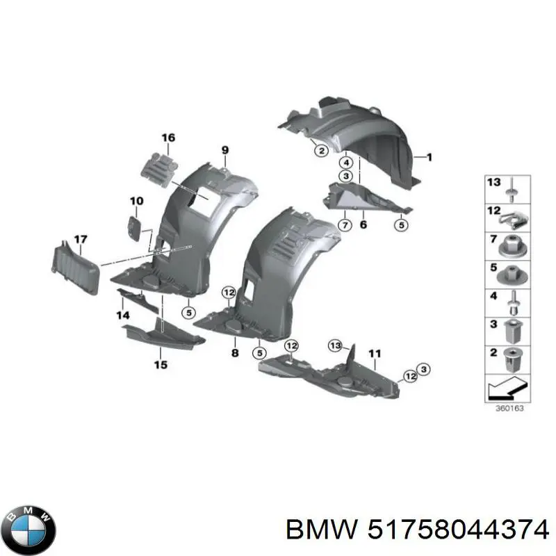  51758044374 BMW