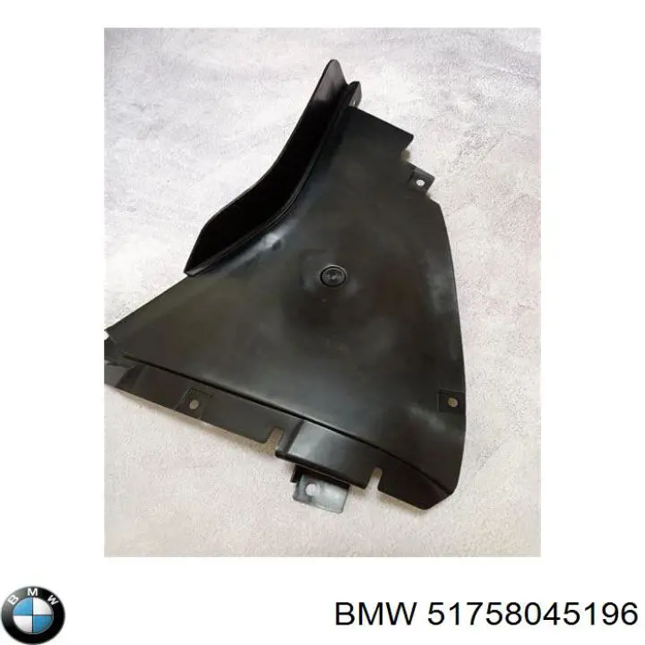 Защита двигателя правая BMW 51758045196