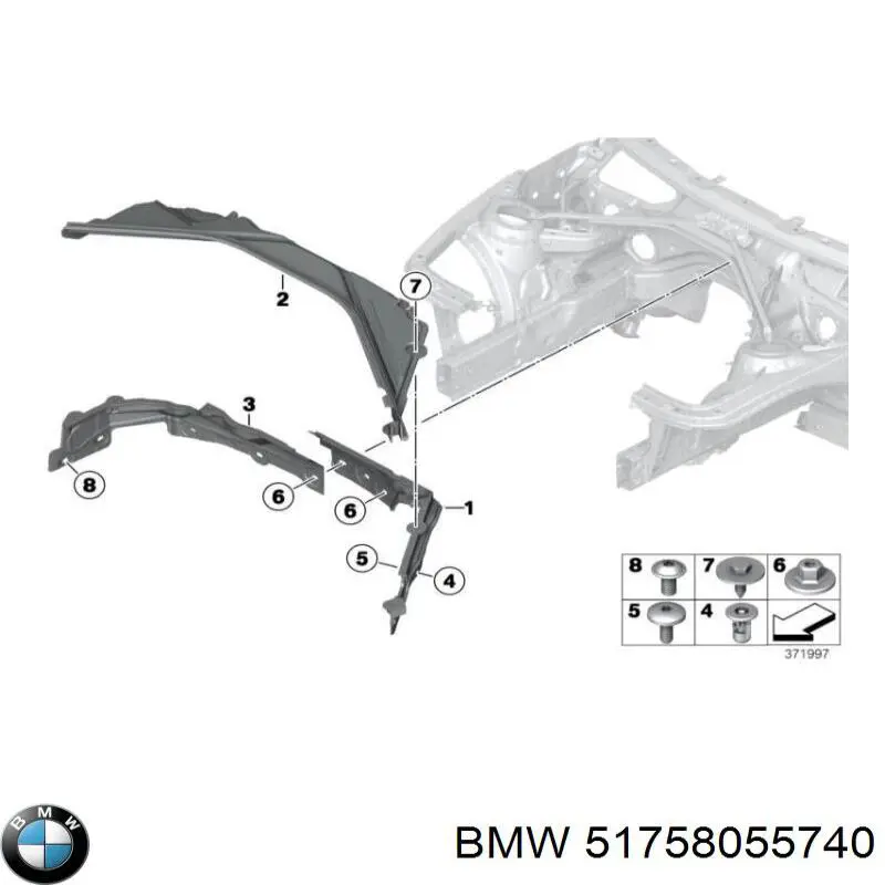  BMW 51758055740 цена, от 19.00 USD