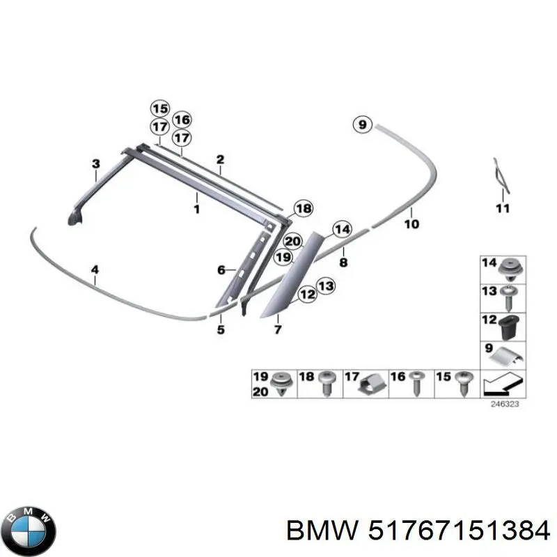  BMW 51767151384 цена, от 5.36 USD