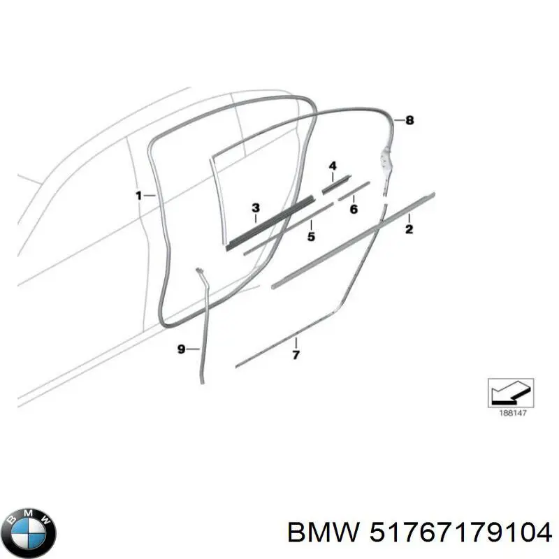  BMW 51767179104 цена, от 6.35 USD