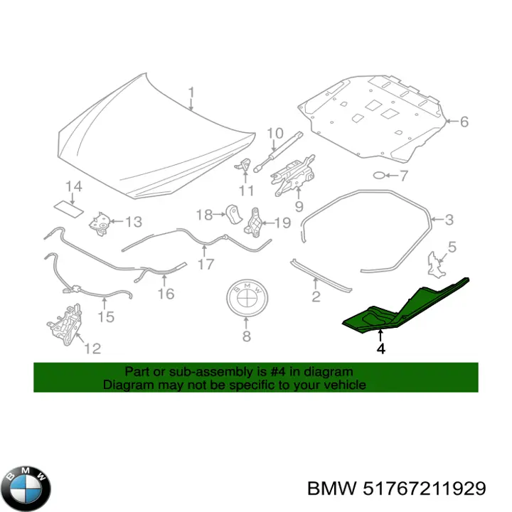Купить 51767211929 BMW 