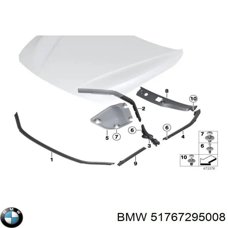  BMW 51767295008 цена, от 11.09 USD