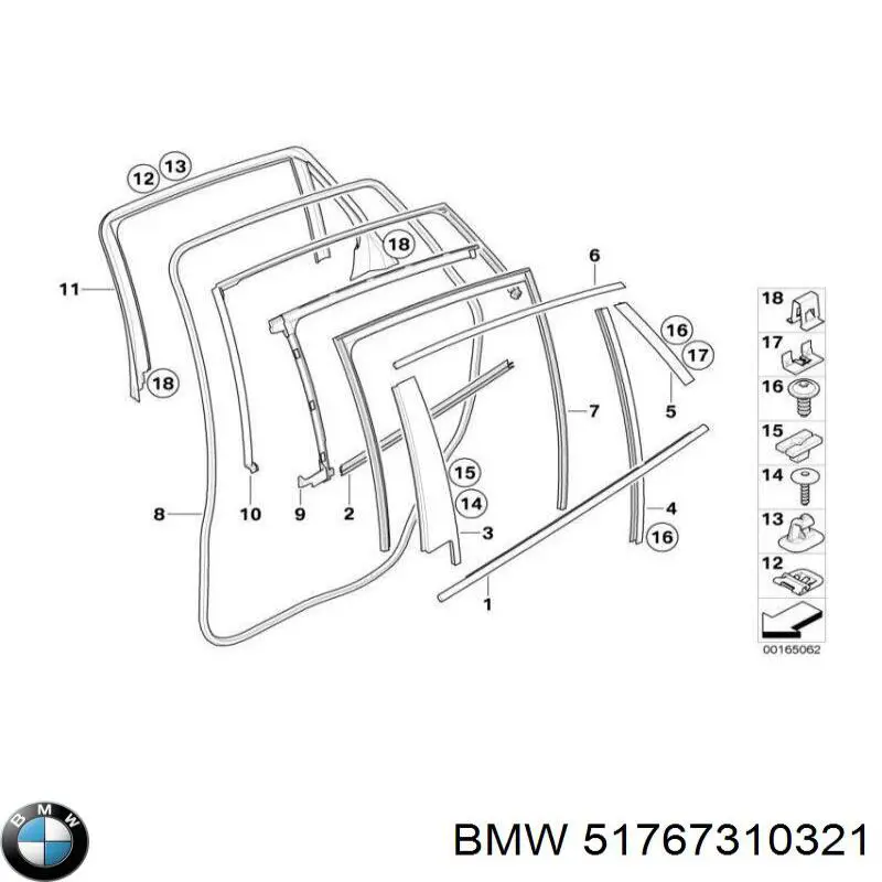  BMW 51767310321 цена, от 59.26 USD