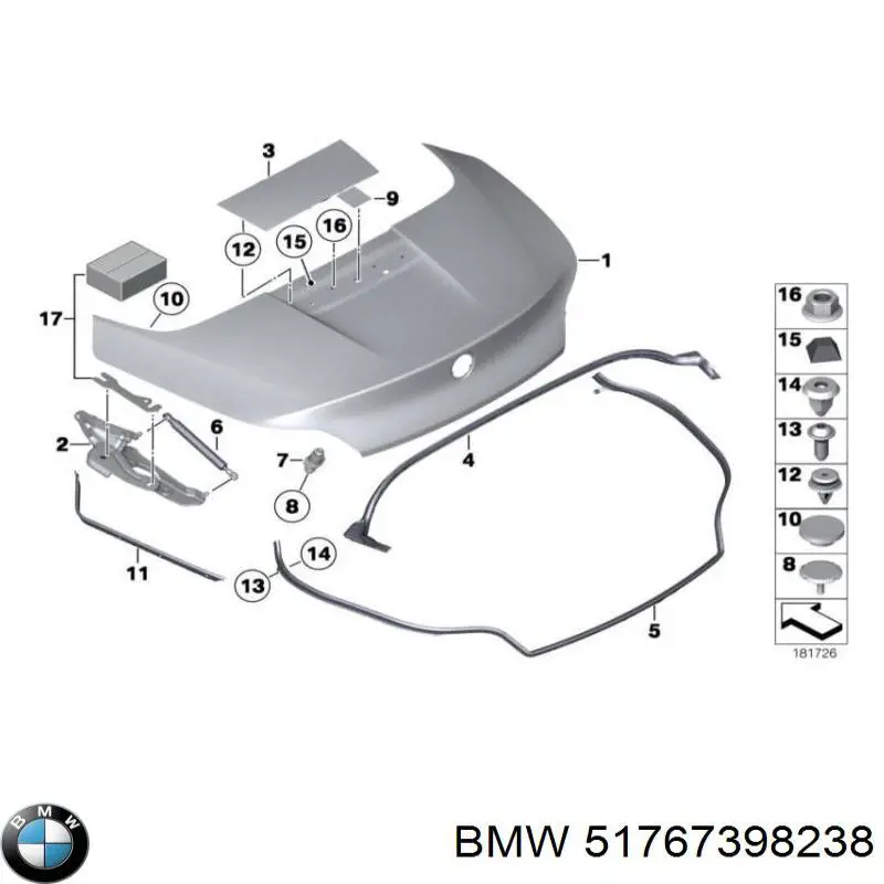 Купить 51767398238 BMW 