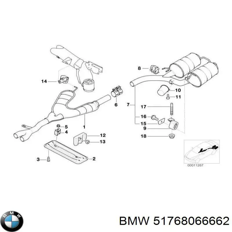  BMW 51768066662 цена, от 36.35 USD