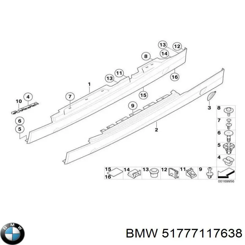  BMW 51777117638 цена, от 39.46 USD