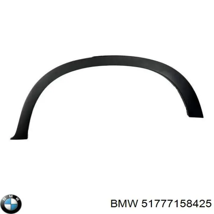 Expansor esquerdo (placa sobreposta) de arco do pára-lama traseiro para BMW X5 (E70)